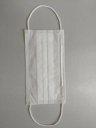 Three-Layer Disposable Medical Mask, Earloop, 175mm x 9mm