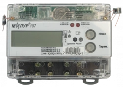 Static Electric Energy Meter Milur 107S.22-GR-1L-DT