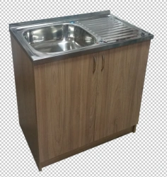 Kitchen Work Table with Overmount Sink - Durable and Sturdy