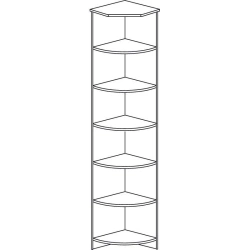 Corner Office Shelf Model ST 01