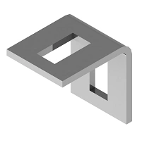 BSUW 50x50x40 Corner Bracket - 4mm Thickness