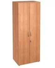 Lockable Clothing Cabinet with Two Compartments