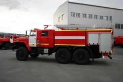 Firefighting Foam Vehicle APT 7.0-70/4 Type 4673A on Ural-5557 Chassis