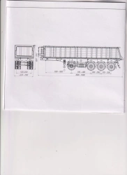SP-4 Dump Semi-Trailer for Bulk Cargo Transport, PR4 Model 92297-0000010-01
