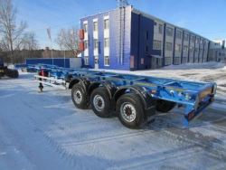 Container Transport Semi-Trailer with Secure Fastening System Politrans 94164-046