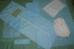 Surgical Draping Set for Angiography, Non-Woven Material, Disposable Sterile TU 9398-009-55694047-2012