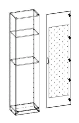 Household Cabinet with Mirror TV-BSHZA-5.24.01