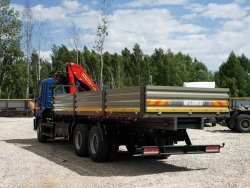 Multifuntional Truck with Hydraulic Crane KMA on KAMAZ 43118 Base 41K32N-U4
