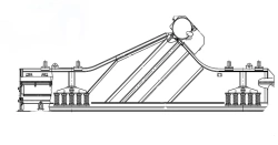 Inertial Vibrating Screen for Material Classification up to 1.4 t/m³ GISL82AK