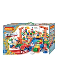 Bauer Construction Toy Building Set 300 Pieces, Art. 204