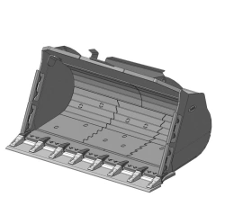 Rock Bucket FLRX-23D-500/J35-ML 5m³ for Excavators