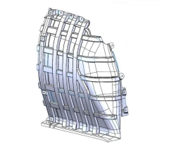 Passenger Side Partition for Lada Largus - Right Side 8450009850