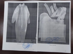 Medical Disposable Clothing Set TU 32.50.50-001-04968603-2021 Sizes: 48-60