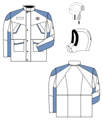 Women's Protective Suit (Jacket, Overalls) for Low Temperatures, Model: WP-2023