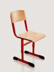 Adjustable School Chair on Oval Pipe - Model Group 3-7