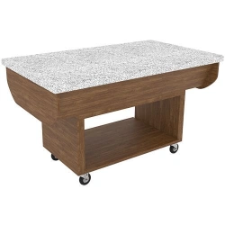 Neutral Table for Buffet Display Granit+Veneer Model СН-ШС-ШГ