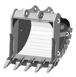 Rock Bucket RD-83.22d-12WC8(5)WS