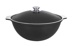 Aluminum Plov Pot 4.5L with Non-Stick Coating by Kukmara