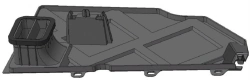 Passenger Side Lower Cover Assembly for Vehicles 9680933781