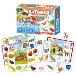 Educational Farm Game Set for Kids - "At the Farm