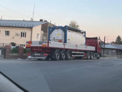 Tri-Axle Platform Semi-Trailer for Hazardous Cargo FSA-453BA