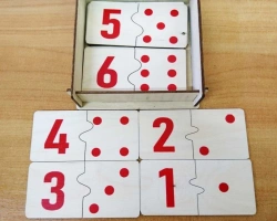 Number and Digit Domino Puzzle Game