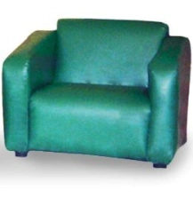 Children's Armchair with Wooden Frame and Eco-Leather Upholstery - Model 504 "Kiryusha