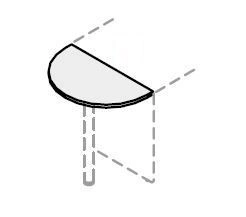 Office Wooden Furniture Extension Set "Agat