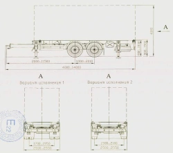 Container Transport Trailer SAV 83431K
