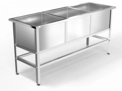 Three-Compartment Wash Basin BMB-3 Model BMB-3