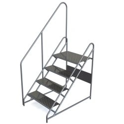 Aluminum Mounting Stand with 4 Wide Steps PM-1000SHS-150