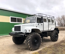 High-Capacity Wheel Snowswamp Vehicle ZVM-39081 "Siver