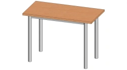 Six-Person Dining Table with Scratch-Resistant Surface - SO-6