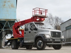 Self-Propelled Boom Lift with Working Platform PSS-131.22E on GAZ Chassis S41R13, S41R33, S42R33