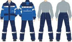 Women's Protective Workwear for Transneft Employees (Jacket and Pants)