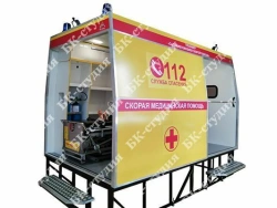 Medical Emergency Vehicle Interior Training Simulator
