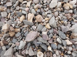 Dense Rock Gravel for Construction Work: 20-70 mm Fraction Mix