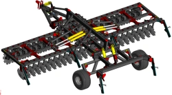 Disc Harrow BD-7x2PG with Roller