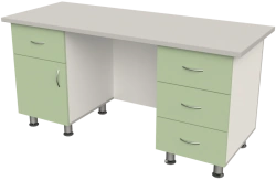 Medical Examination Table with Two Built-in Cabinets SKV-2 "Aibolit