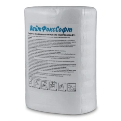High-Strength White Non-Woven Wipes - WhiteFoxSoft