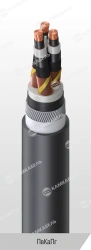 Power Cable with Copper Conductors, Cross-linked Polyethylene Insulation, 6-35 kV, PvkApG Model