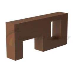 Wall Obstacle with Two Openings - Steel Frame