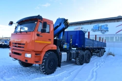 Special Truck with Crane Manipulator on KAMAZ 43118 Chassis - GIRD Model