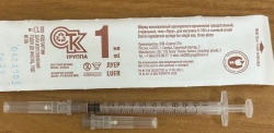 Sterile Single-Use Three-Part Injection Syringe for Insulin with Removable Needles