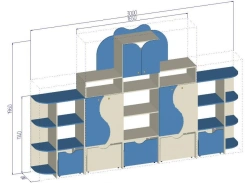 Modular Play Unit "Vasilok" Art. S.06.76