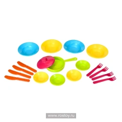First Pancake Toy Tableware Set - 18 Pieces