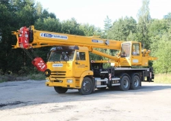 25 Ton Truck Crane KС-55713-1Л-1 for Construction and Industrial Use