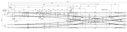 Cross Switch Type R65 Mark 2/9 on Reinforced Concrete Blocks N02.001.0000.00-01