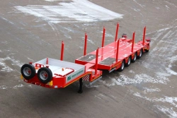 Specialized Heavy-Duty Trailer Tverstroyma 993941 Mod 0022 for Long Loads