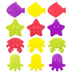 Non-Slip Mini Bath Mats for Kids by ROXY-KIDS